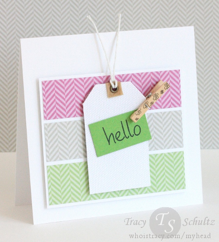 Canvas Hello by Tracy Schultz