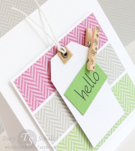 Canvas Hello close-up by Tracy Schultz