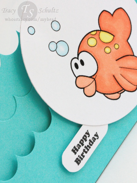 Fishy Birthday close-up by Tracy Schultz