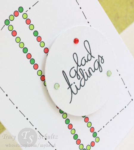 Glad Tidings close-up by Tracy Schultz