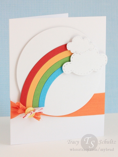 Rainbow & Clouds by Tracy Schultz