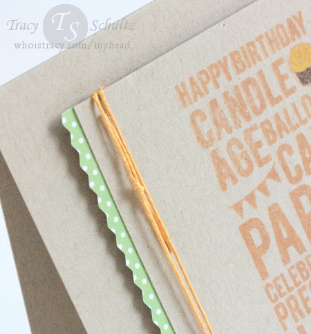 Simple Bday close-up by Tracy Schultz