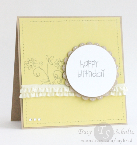 Yellow Birthday by Tracy Schultz