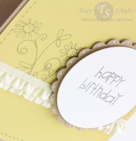 Yellow Birthday close-up by Tracy Schultz