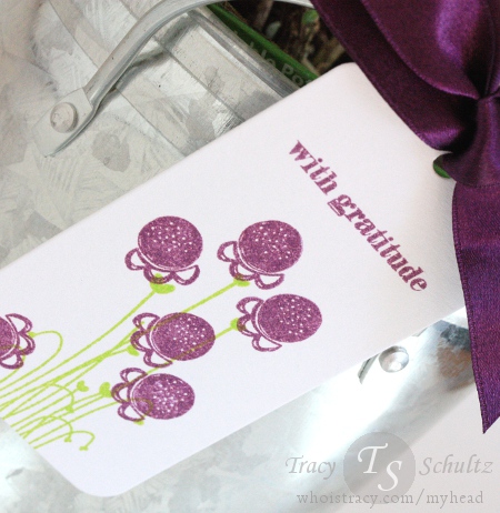 Gratitude Tag close-up by Tracy Schultz
