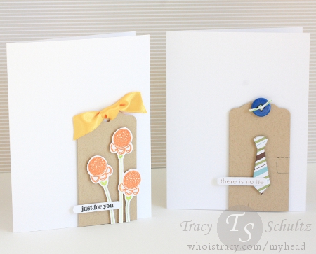 His and Hers Tag Cards by Tracy Schultz