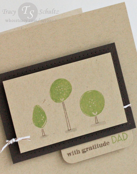 Masculine Card close-up