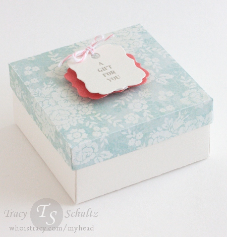 Monogram Necklace Set box by Tracy Schultz