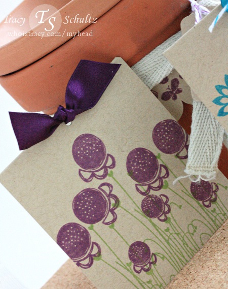 Purple Seed Packet close-up