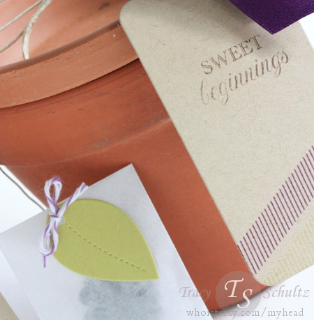 Seed Starting Party favors by Tracy Schultz